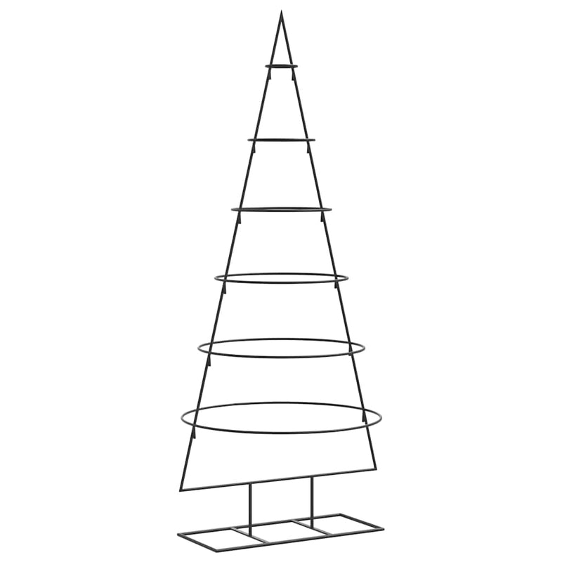 Afbeelding laden in galerijviewer, Vidaxl kerstdecoratie kerstboom 150 cm metaal zwart
