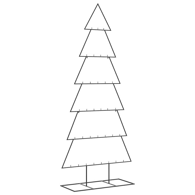 Afbeelding laden in galerijviewer, Vidaxl kerstdecoratie kerstboom 180 cm metaal zwart
