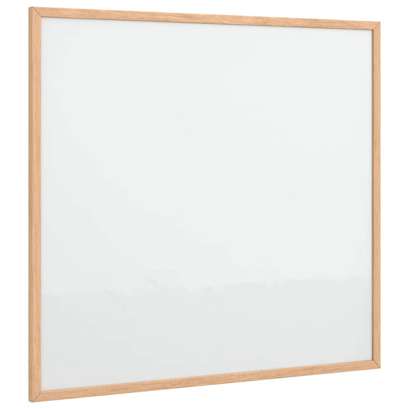 Afbeelding laden in galerijviewer, Vidaxl magnetisch whiteboard met massief grenenhouten frame 60x55 cm

