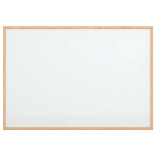 Vidaxl magnetisch whiteboard met massief grenenhouten frame 80x55 cm