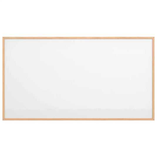 Vidaxl magnetisch whiteboard met massief grenenhouten frame 100x55 cm