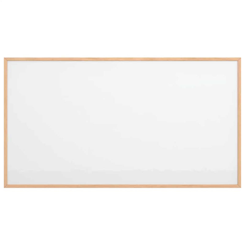Afbeelding laden in galerijviewer, Vidaxl magnetisch whiteboard met massief grenenhouten frame 100x55 cm
