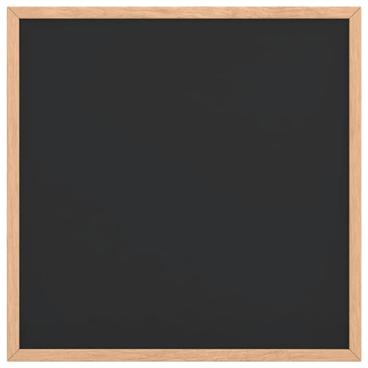 Vidaxl krijtbord met massief grenenhouten lijst 40x40 cm zwart