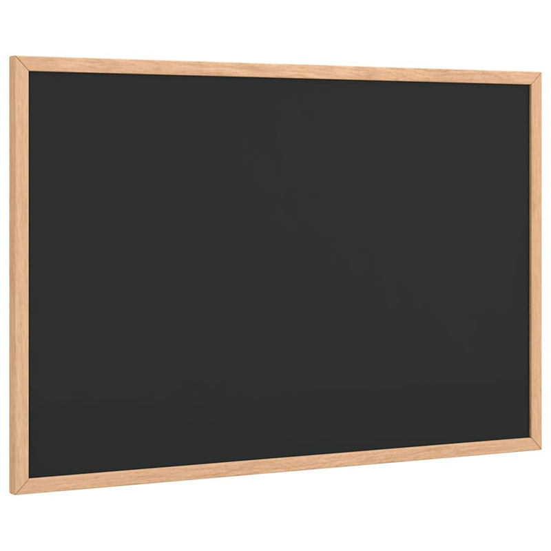 Afbeelding laden in galerijviewer, Vidaxl krijtbord met massief grenenhouten frame zwart 60x40 cm

