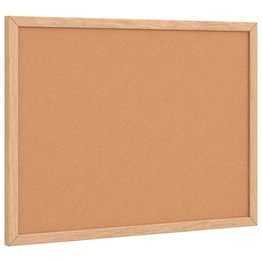 Vidaxl kurkbord met massief grenenhouten frame 40x30 cm