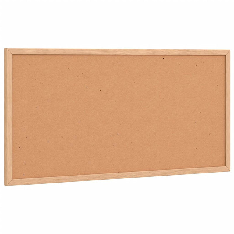 Afbeelding laden in galerijviewer, Vidaxl kurkbord met massief grenenhouten frame 60x30 cm
