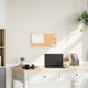 Vidaxl kurkbord met massief grenenhouten frame 60x30 cm