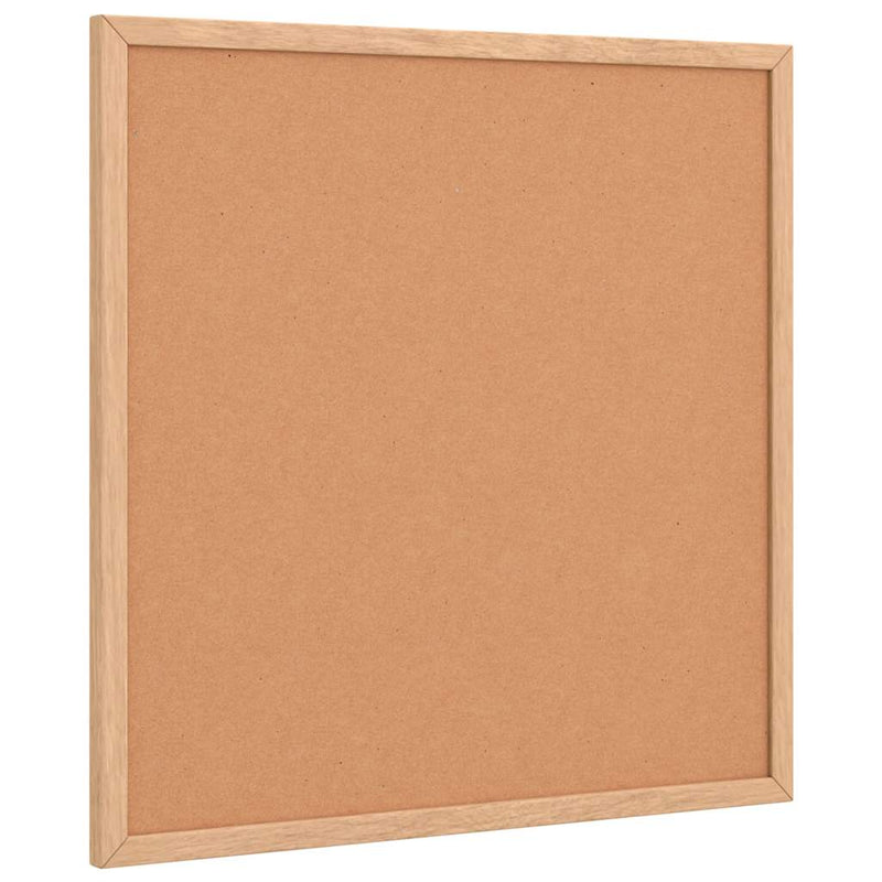 Afbeelding laden in galerijviewer, Vidaxl kurkbord met massief grenenhouten frame 40x40 cm
