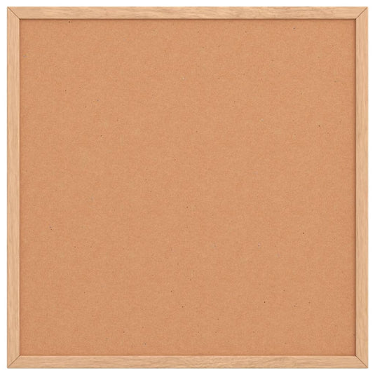 Vidaxl kurkbord met massief grenenhouten frame 40x40 cm