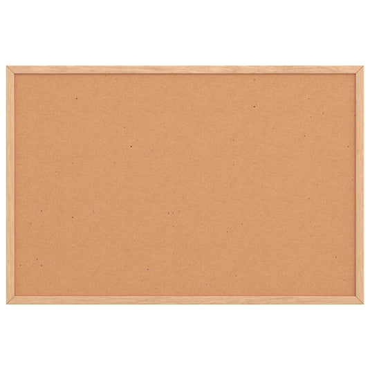 Vidaxl kurkbord met massief grenenhouten frame 60x40 cm