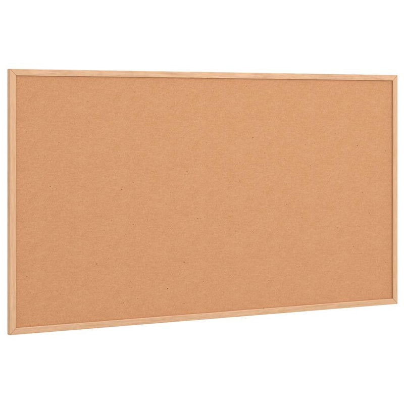Afbeelding laden in galerijviewer, Vidaxl kurkbord met massief grenenhouten frame 100x55 cm
