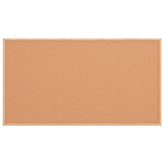 Vidaxl kurkbord met massief grenenhouten frame 100x55 cm