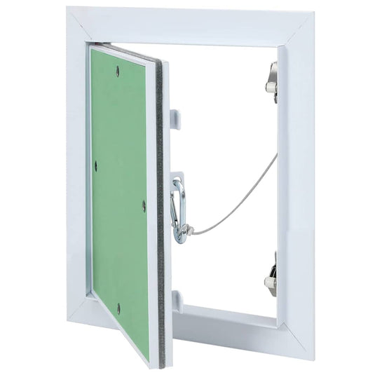 Vidaxl toegangs paneel groen en zilver 20 x 25 cm