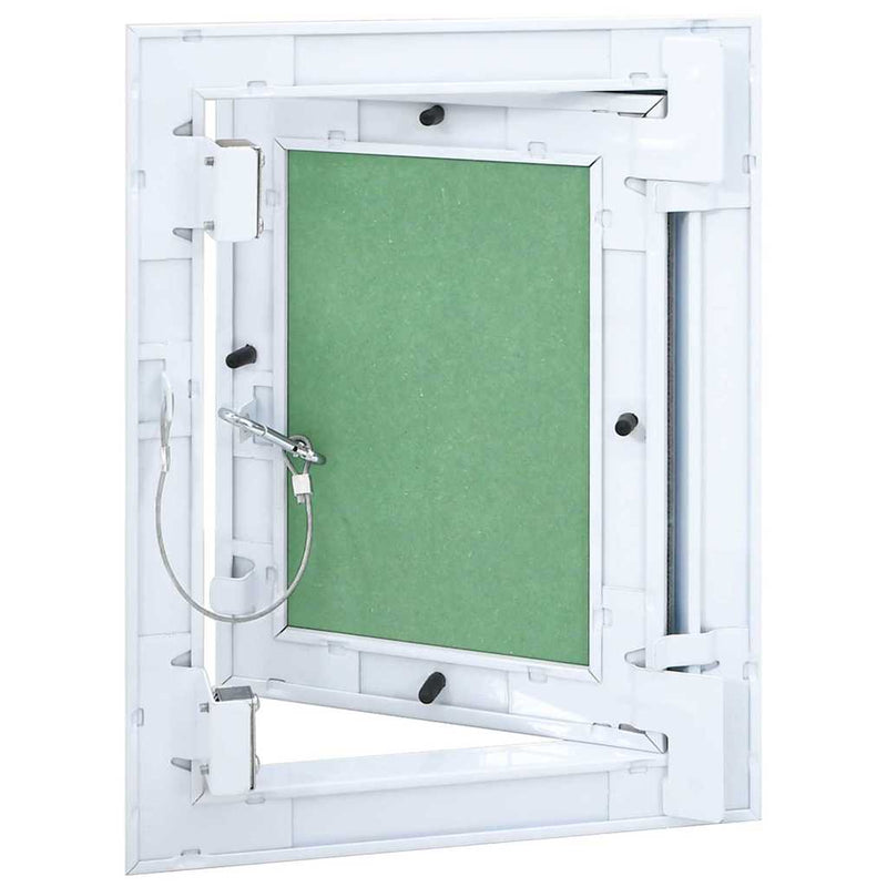 Afbeelding laden in galerijviewer, Vidaxl toegangs paneel groen en zilver 20 x 25 cm
