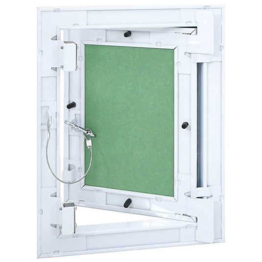 Vidaxl toegangs paneel groen en zilver 20 x 25 cm