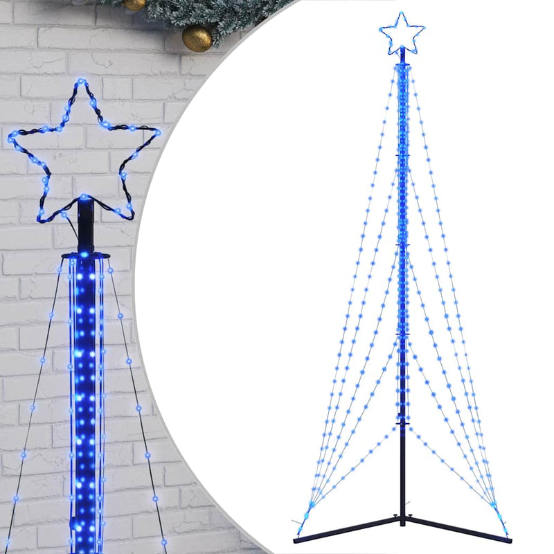 Afbeelding laden in galerijviewer, Vidaxl led-kerstboom 525 leds 302 cm blauw
