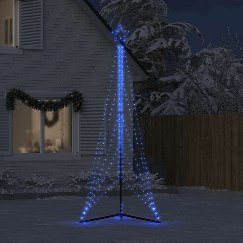 Afbeelding laden in galerijviewer, Vidaxl led-kerstboom 525 leds 302 cm blauw
