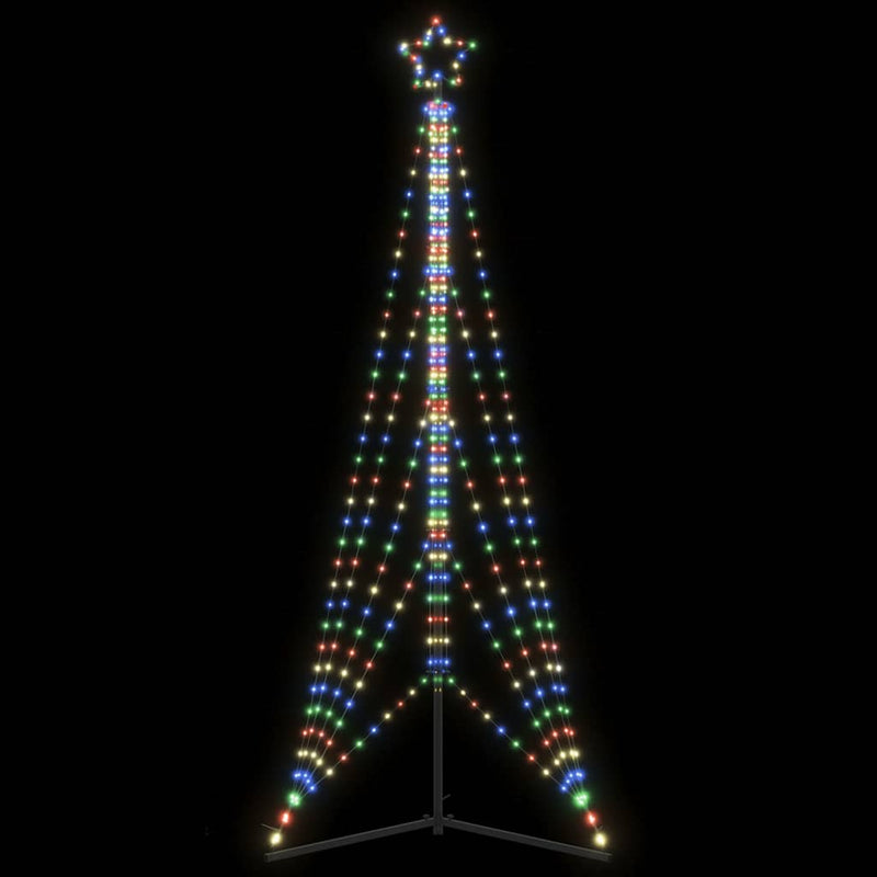 Afbeelding laden in galerijviewer, Vidaxl led-kerstboom 525 leds kleurrijk 302 cm
