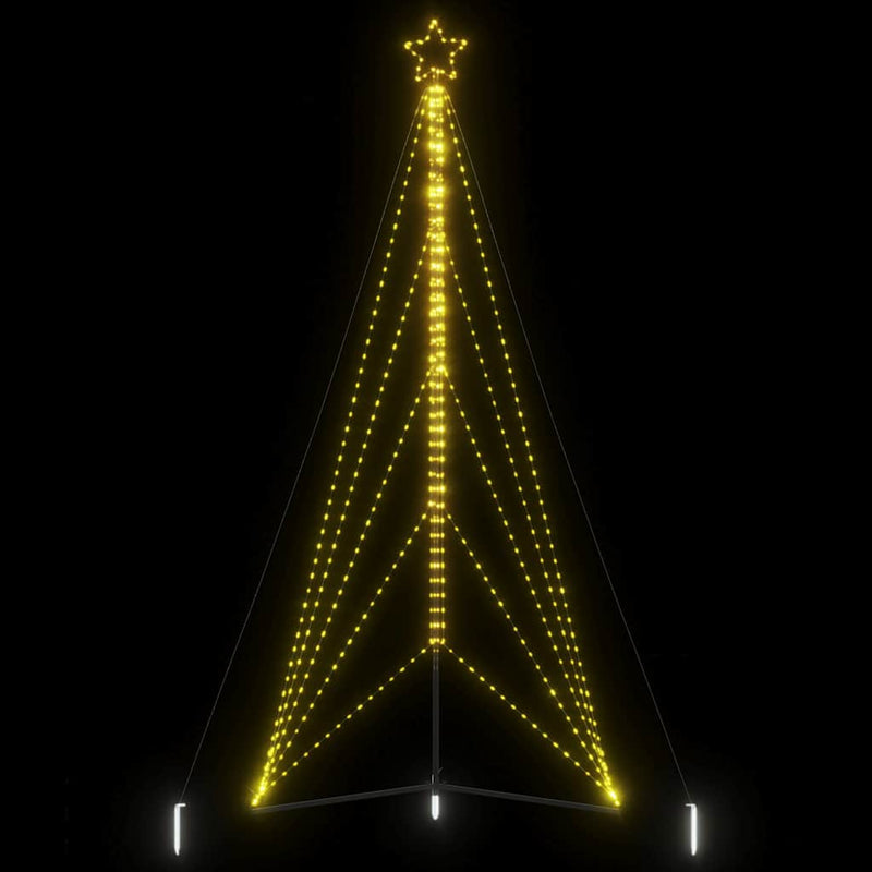 Afbeelding laden in galerijviewer, Vidaxl led-kerstboom 615 leds warm wit 404,5 cm
