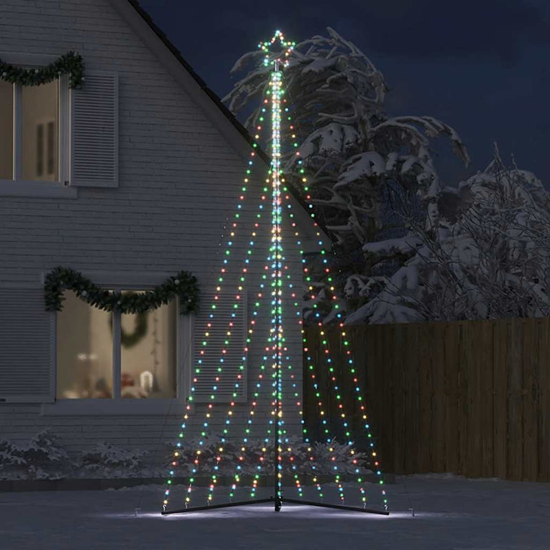 Afbeelding laden in galerijviewer, Vidaxl led-kerstboom 570 leds kleurrijk 399 cm
