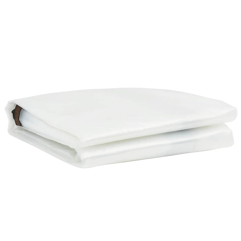 Afbeelding laden in galerijviewer, Vidaxl plantenafdekking met zeilringen 1x10 m polyethyleen
