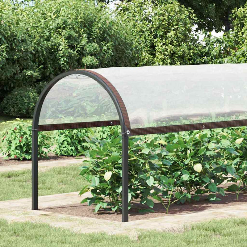 Afbeelding laden in galerijviewer, Vidaxl plantenafdekking met zeilringen 2x3 m polyethyleen
