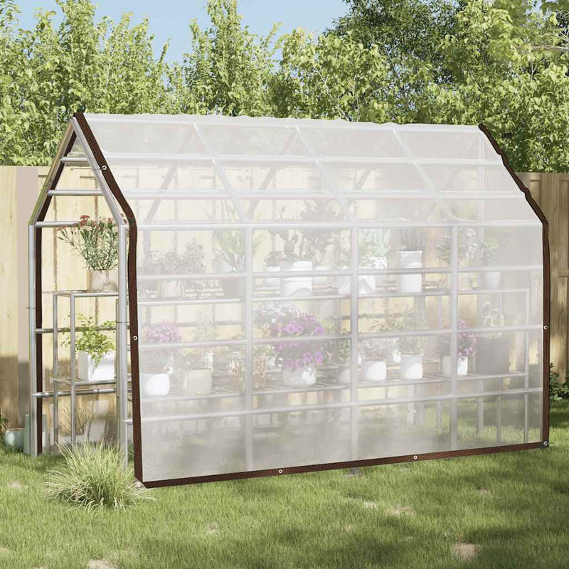 Afbeelding laden in galerijviewer, Vidaxl plantenafdekking met zeilringen 3x5 m polyethyleen
