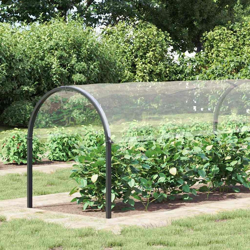 Afbeelding laden in galerijviewer, Vidaxl plantenafdekking met zeilringen 2x3 m pvc
