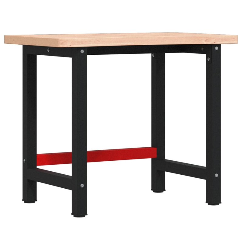 Afbeelding laden in galerijviewer, VidaXL Werkbank 100x(55-60)x83 cm massief beukenhout
