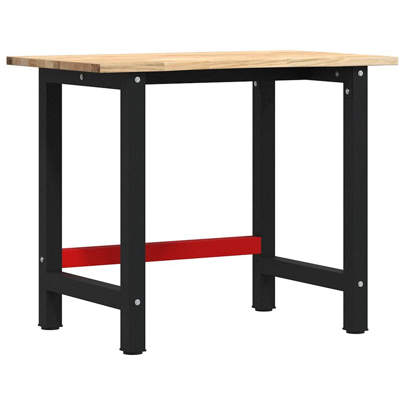 Afbeelding laden in galerijviewer, Vidaxl werkbank 100x60x81,5 cm massief eikenhout
