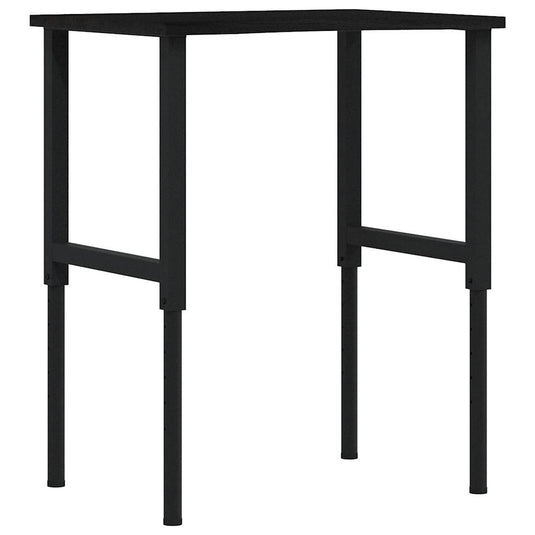 Vidaxl werkbank 80x60x(71,5-98) cm eikenhout donkerbruin