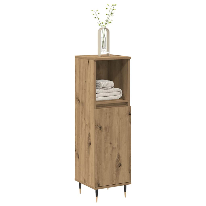 Afbeelding laden in galerijviewer, Vidaxl schoenenkast 59x35x100,5 cm bewerkt hout artisanaal eikenkleur

