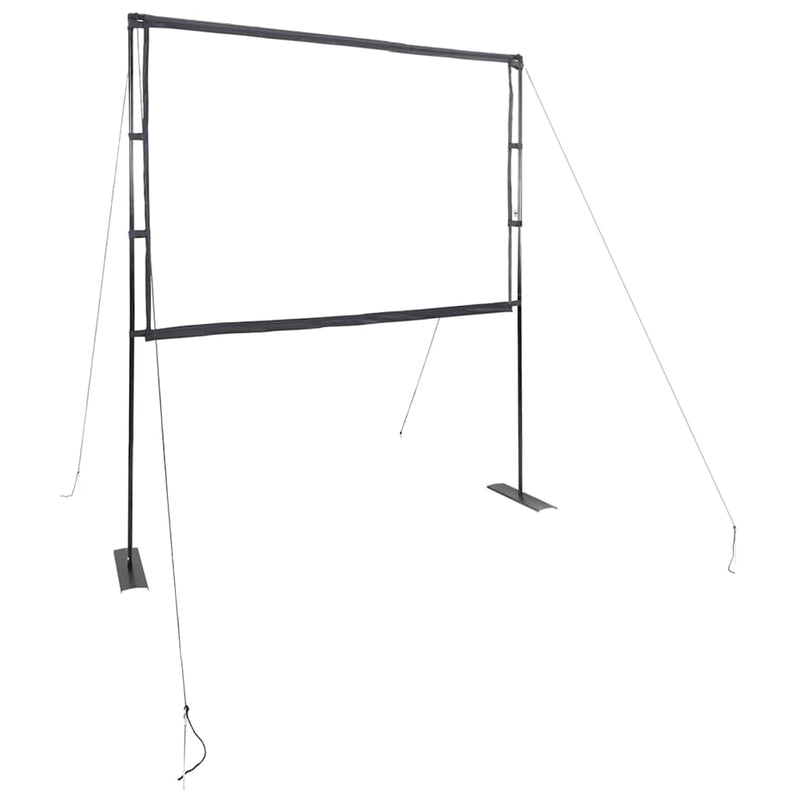 Afbeelding laden in galerijviewer, Vidaxl projectiescherm met standaards 84 inch 4:3
