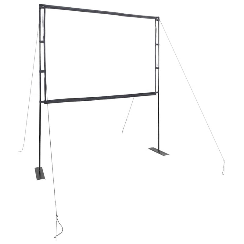 Afbeelding laden in galerijviewer, Vidaxl projectiescherm met standaards 90 inch 4:3
