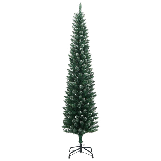 Vidaxl kunstkerstboom smal met 300 led's 240 cm