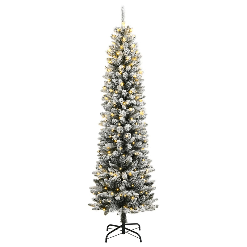 Afbeelding laden in galerijviewer, Vidaxl kunstkerstboom met 300 led's en sneeuw 210 cm
