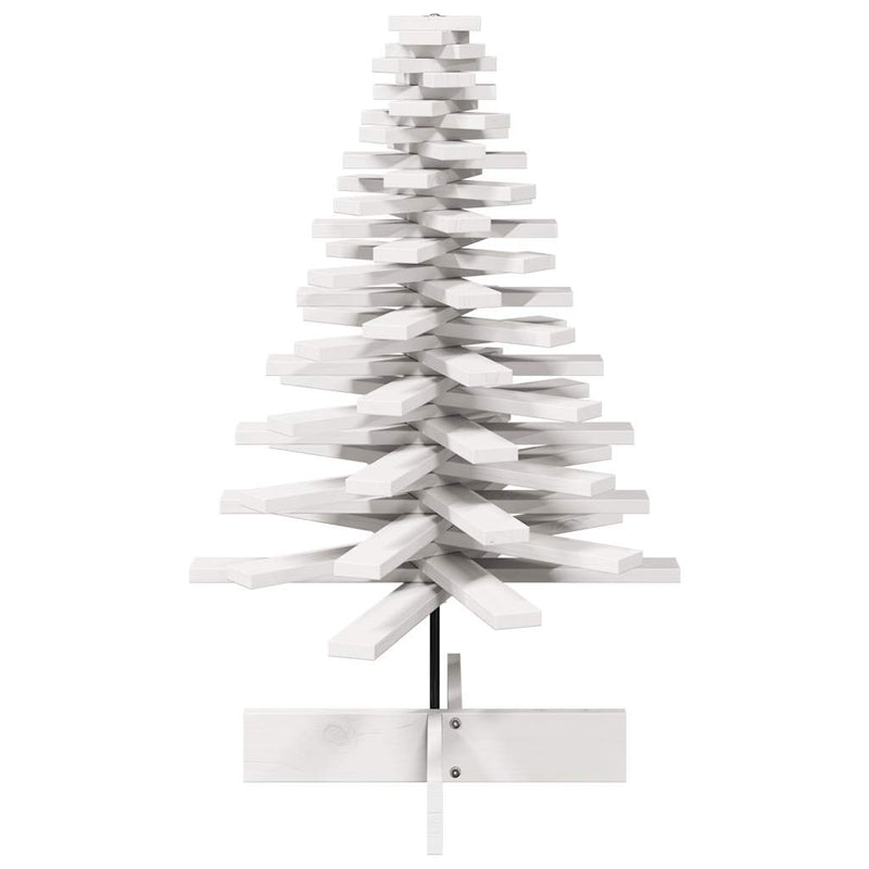 Afbeelding laden in galerijviewer, Vidaxl kerstdecoratie kerstboom 100 cm massief grenenhout wit
