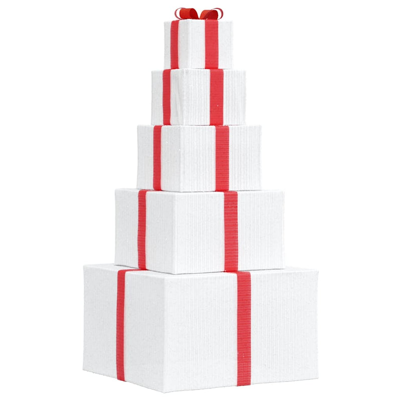 Afbeelding laden in galerijviewer, Vidaxl kerstdecoratie geschenkdoos 250 led's warm wit
