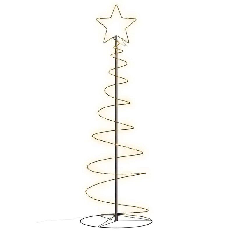 Afbeelding laden in galerijviewer, Vidaxl led-kerstboom 100 leds warm wit 150 cm
