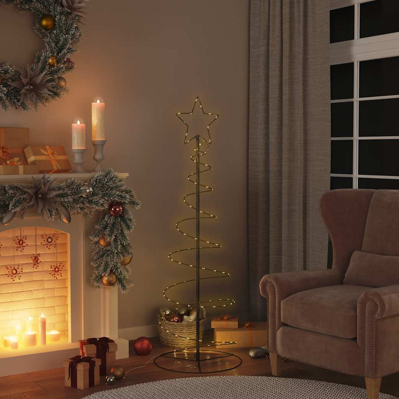 Afbeelding laden in galerijviewer, Vidaxl led-kerstboom 100 leds warm wit 150 cm
