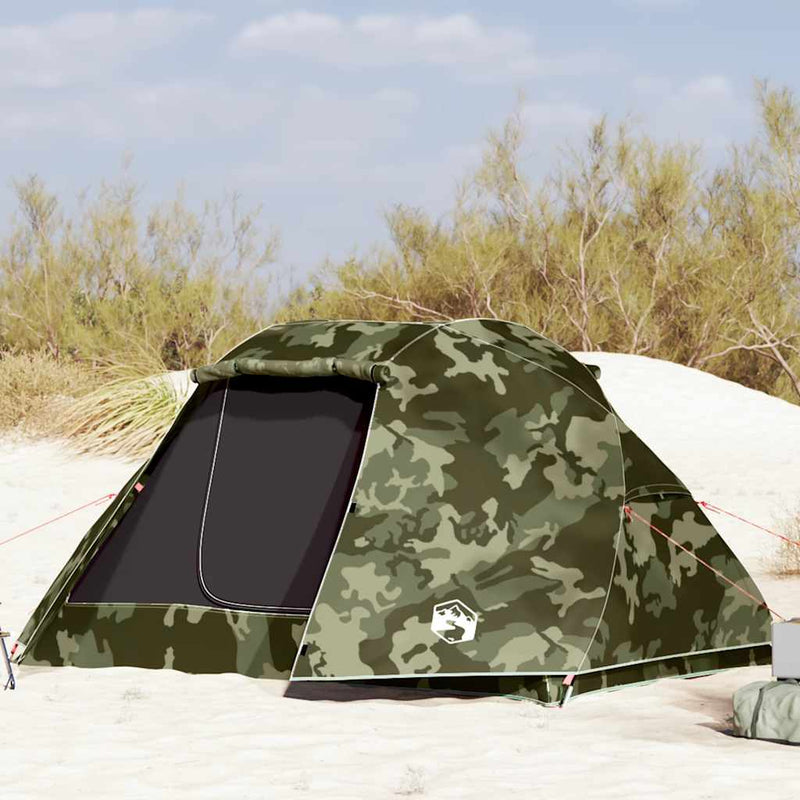 Afbeelding laden in galerijviewer, Vidaxl vistent 5-persoons waterdicht camouflage
