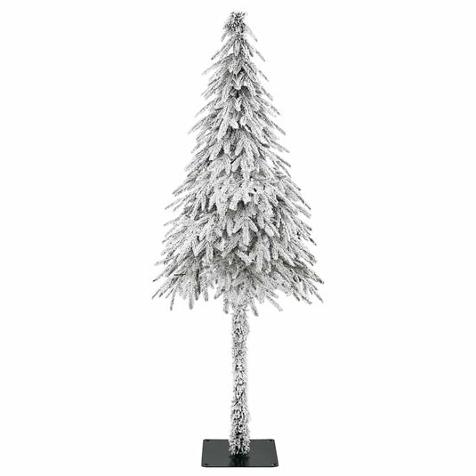 Vidaxl kunstkerstboom wit 76 x 76 x 180 cm polyethyleen en metaal