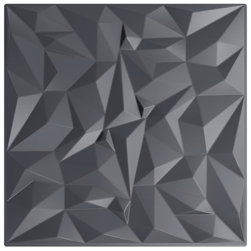 Afbeelding laden in galerijviewer, Vidaxl 48 st wandpanelen amethist 12 m² 50x50 cm xps grijs
