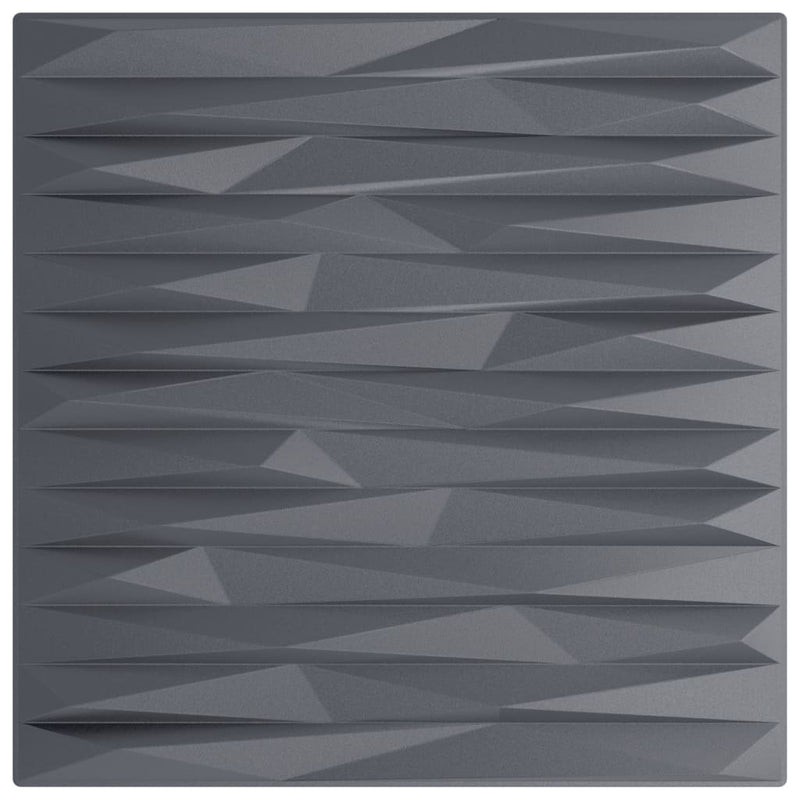 Afbeelding laden in galerijviewer, Vidaxl 12 st wandpanelen steen 3 m² 50x50 cm xps grijs
