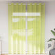 Vidaxl gordijnen voile met doorvoertules 2 st 140x260 cm appelgroen
