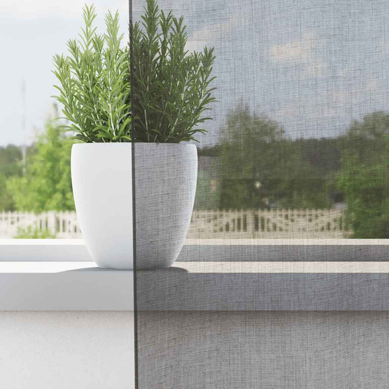 Afbeelding laden in galerijviewer, Vidaxl gordijnen voile met doorvoertules 2 st 140x245 cm donkergrijs
