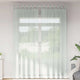 Vidaxl gordijnen voile met lussen 2 st 140x260 cm lichtgrijs