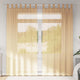 Vidaxl gordijnen met lussen 2 st 140x225 cm zand
