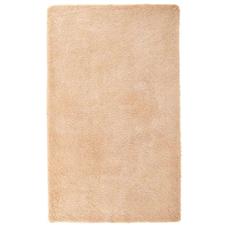 Afbeelding laden in galerijviewer, Vidaxl hoogpolig vloerkleed navarra 80x150 cm polyester beige
