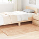 Vidaxl hoogpolig vloerkleed navarra 80x150 cm polyester beige